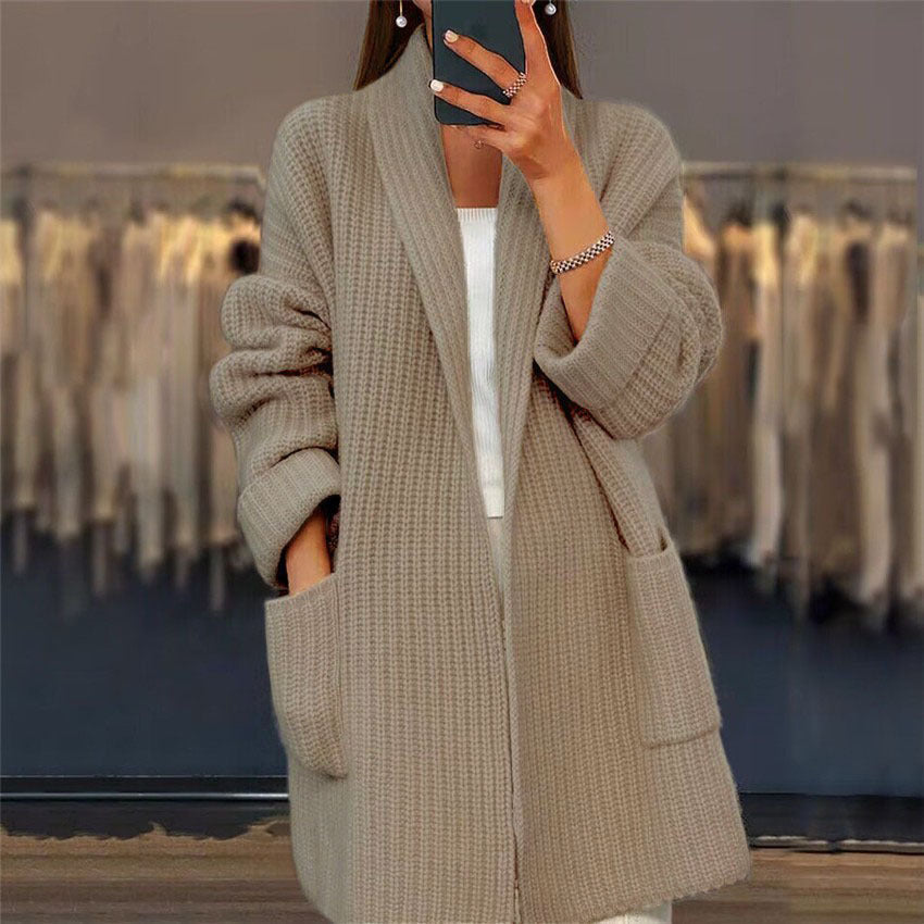 Yenna – Strickjacke mit Taschen