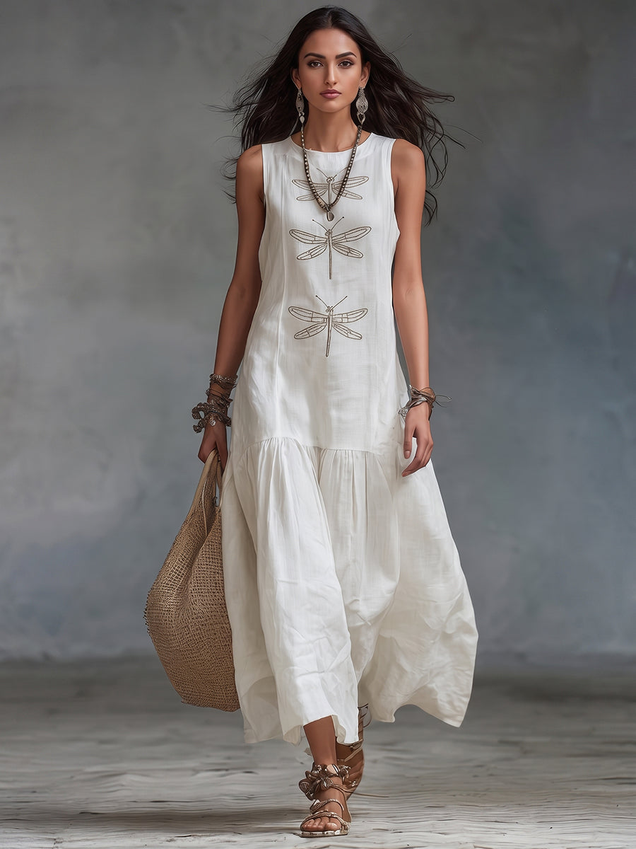 Genf – Ärmelloses Maxikleid