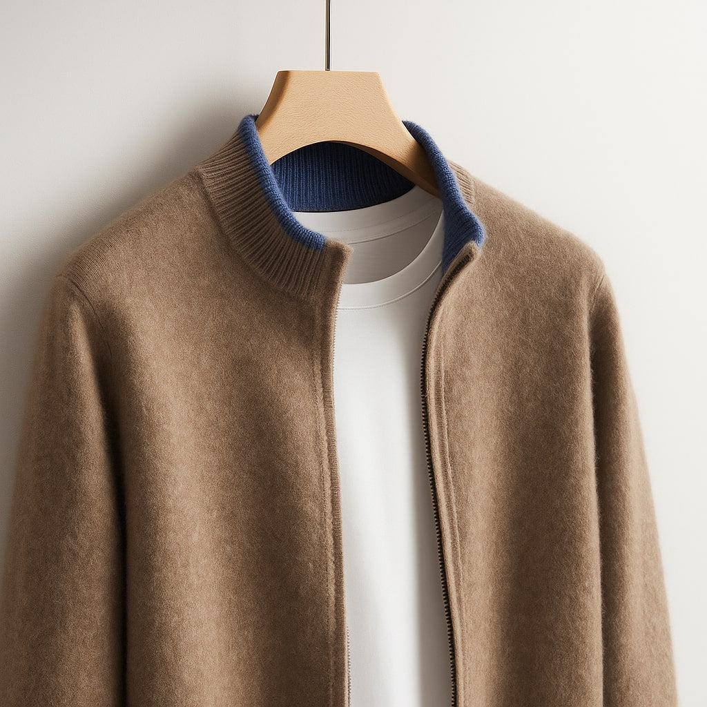 Robbie – Strickjacke mit Reißverschluss