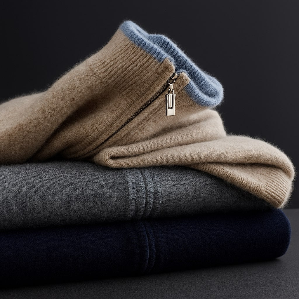 Robbie – Strickjacke mit Reißverschluss