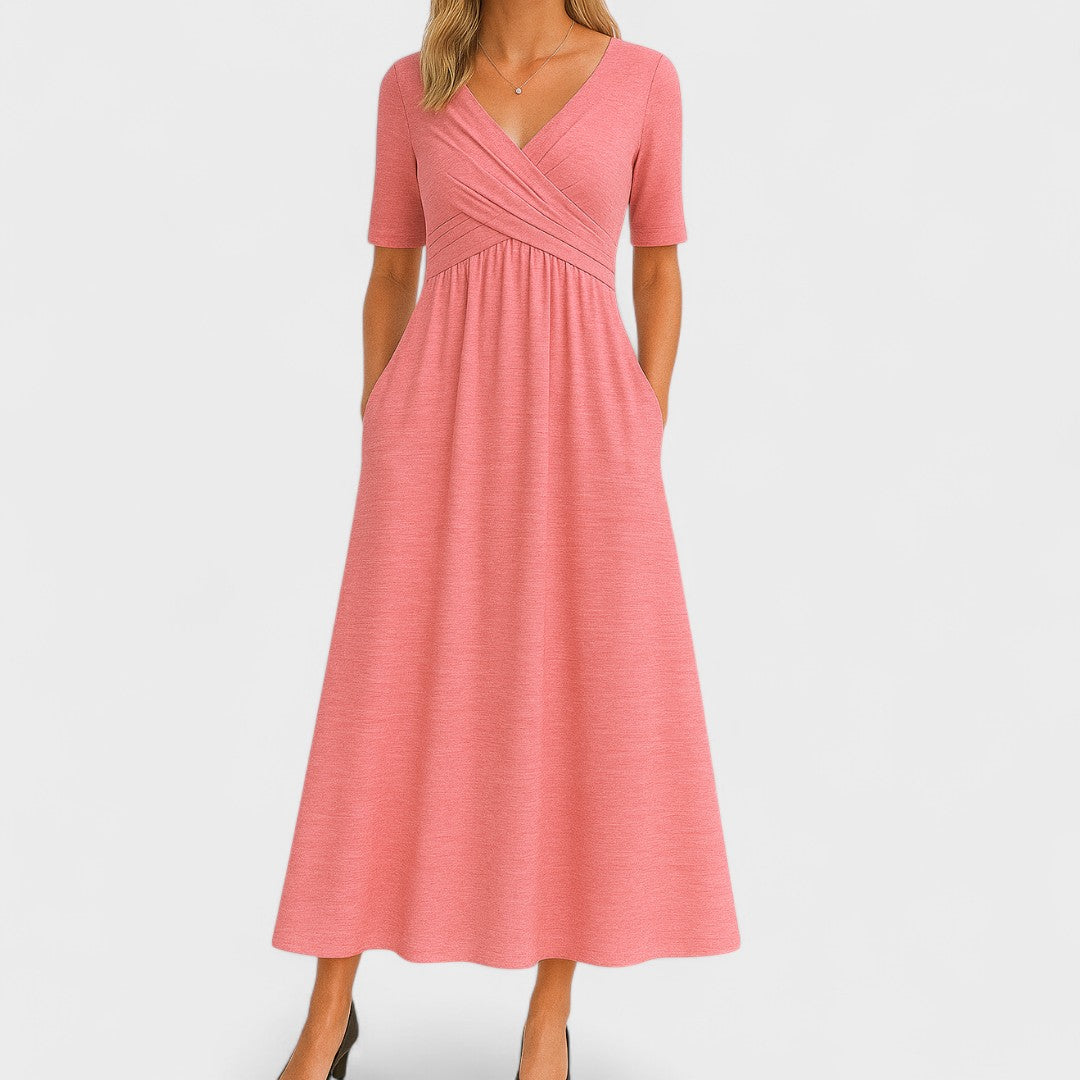 Joanne – Elegantes Midikleid mit vorteilhafter Passform