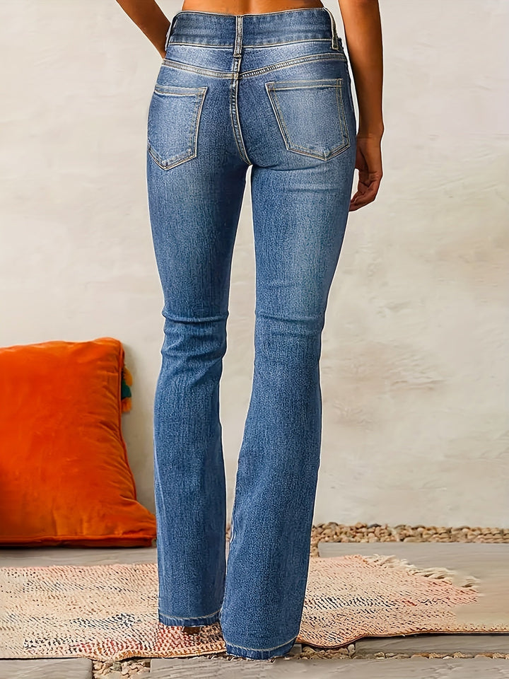 Tierra – High-Waisted Skinny-Jeans mit Reißverschluss-Detail