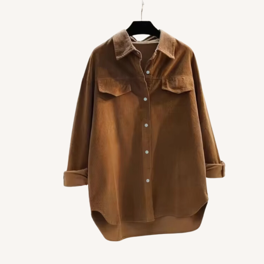 Phine | Mittellange Cordjacke