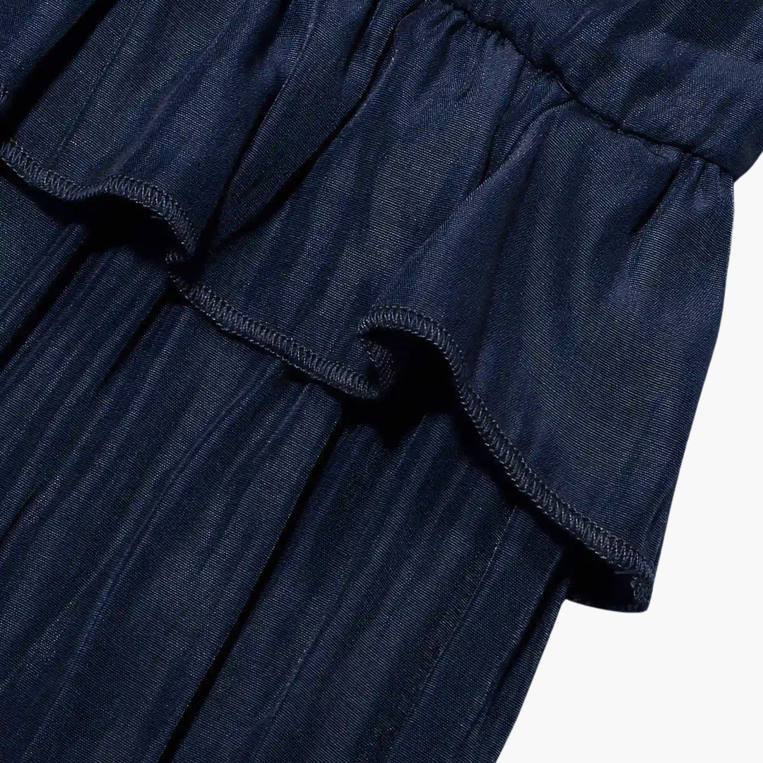 Joanna | Ruffle Breeze Maxikleid