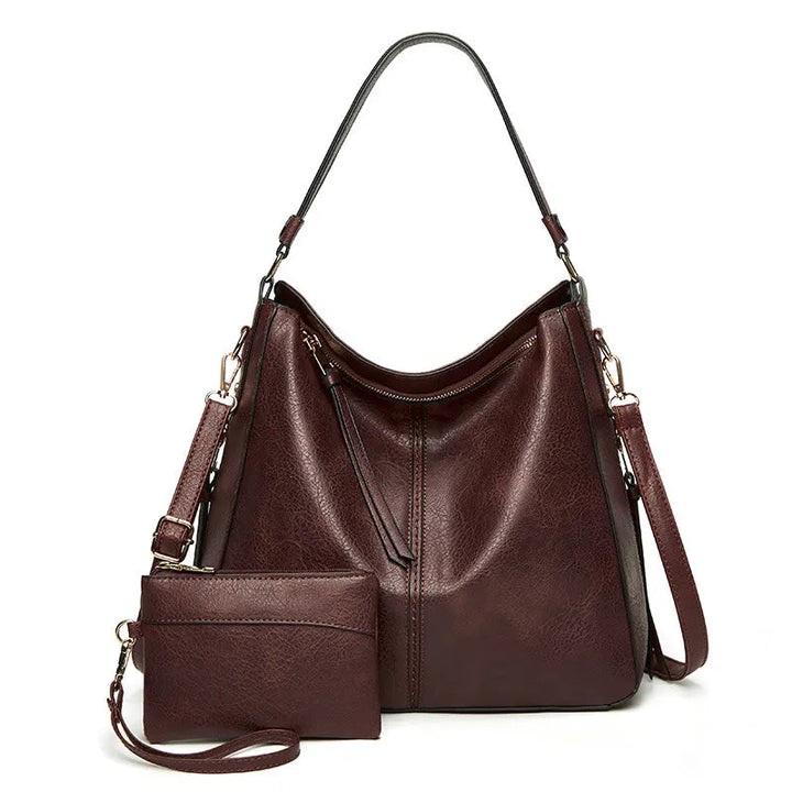 Aura - Vintage-Ledertasche