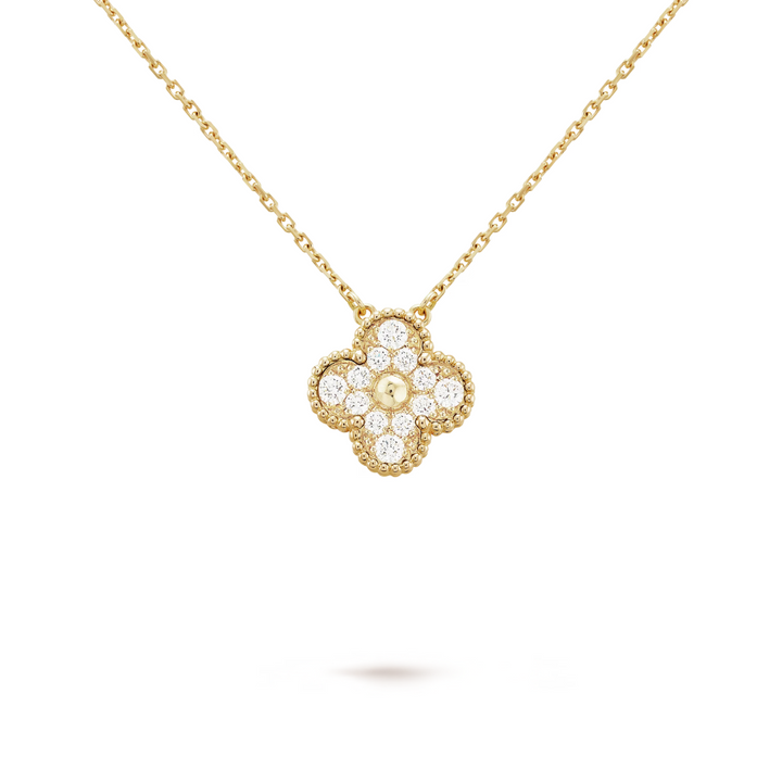 KLEEBLATT | Goldene Halskette Prestige