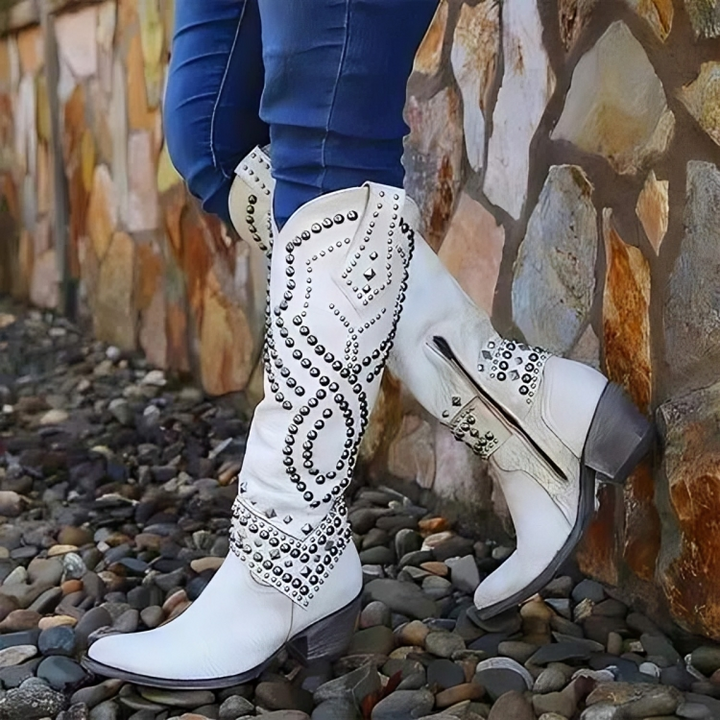 Rufa - Western-Stiefel mit kniehohem Schaft