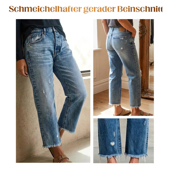 Larra – Retro-Jeans mit verkürztem, geradem Bein
