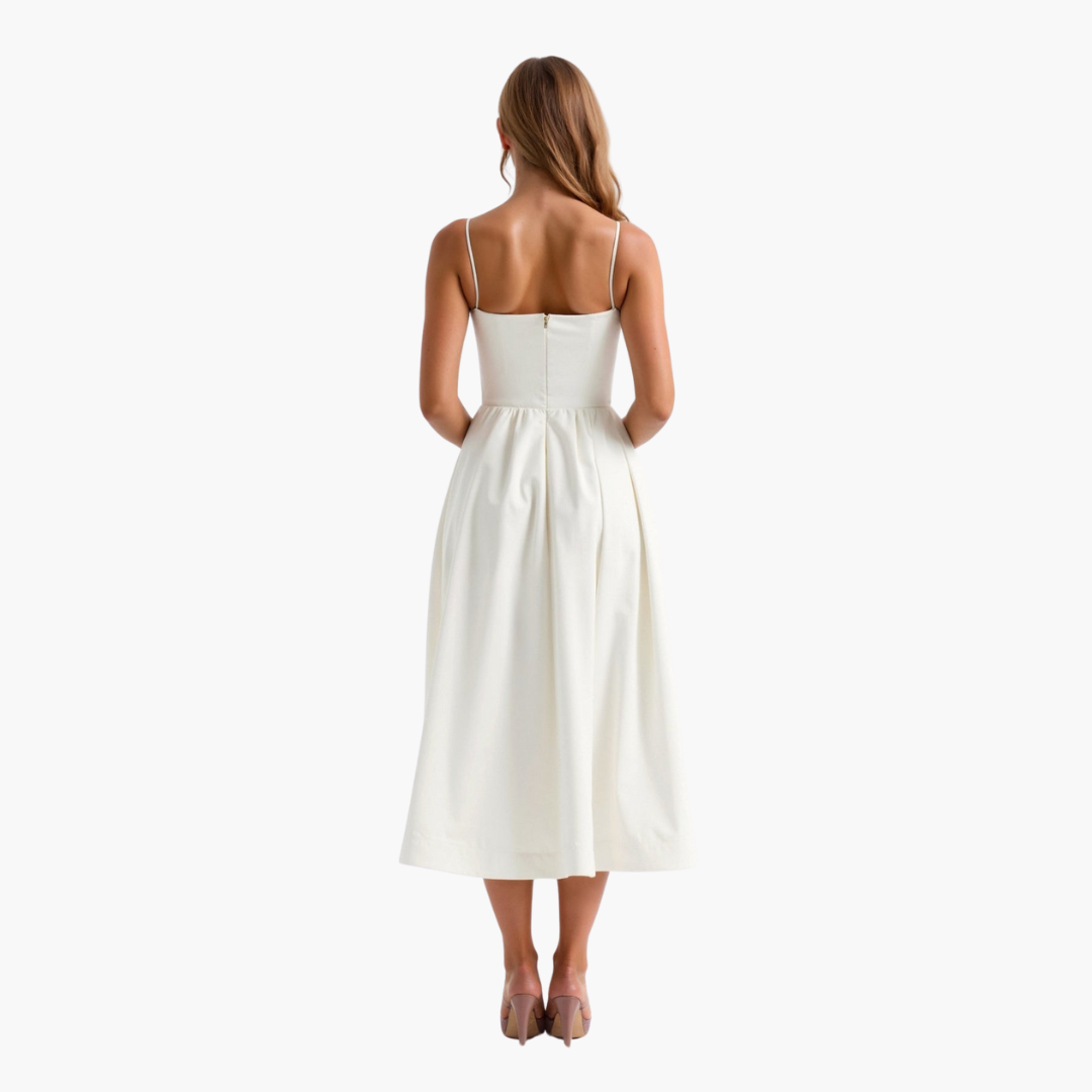 Isabella | Fließendes Midikleid