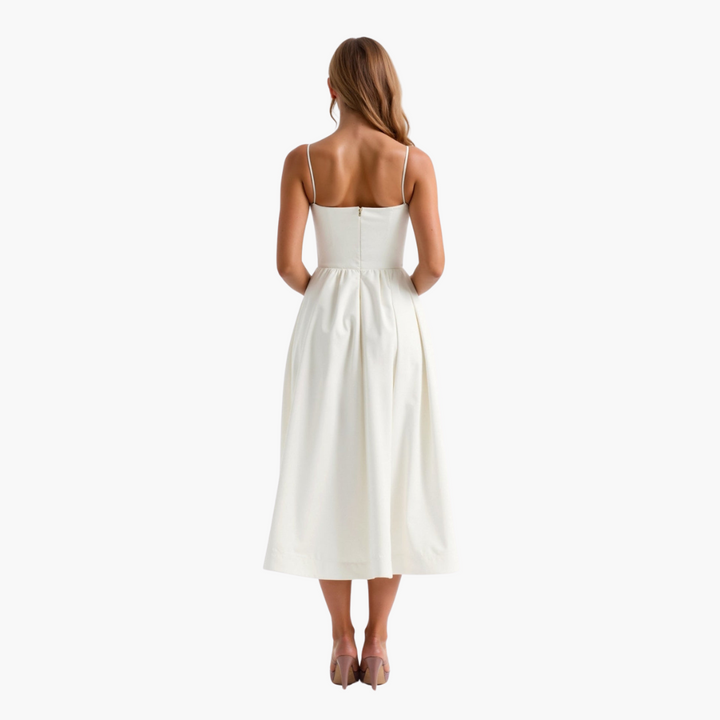 Isabella | Fließendes Midikleid