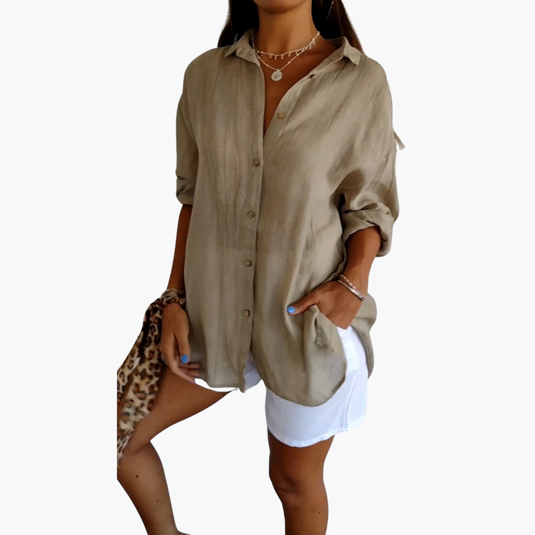 Sienna | Elegante Plisseebluse