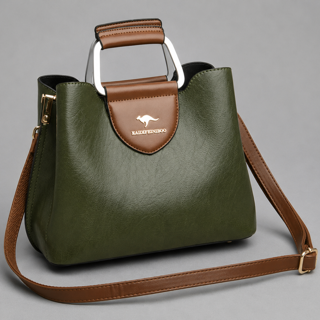 Felizza – Strukturierte Handtasche aus veganem Leder