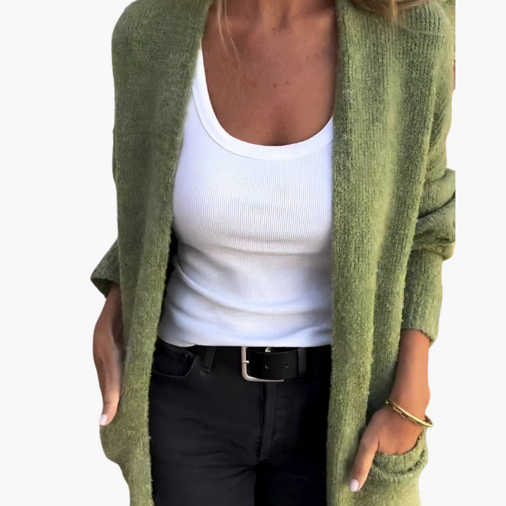 Holly | Legere Strickjacke mit Taschen