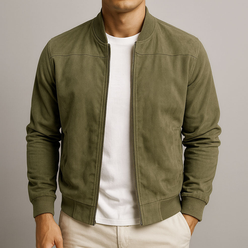 Mico - Wildleder-Bomberjacke