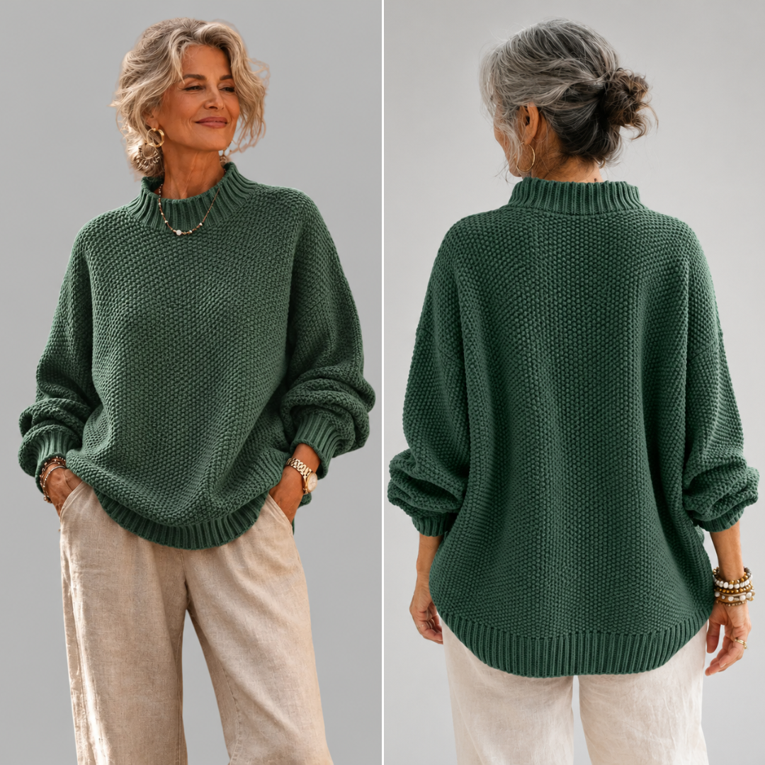Shiloh – Locker gestrickter Strukturpullover