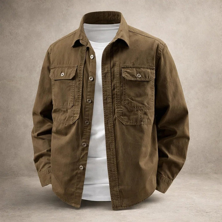 Arman - Schweres Baumwoll-Overshirt