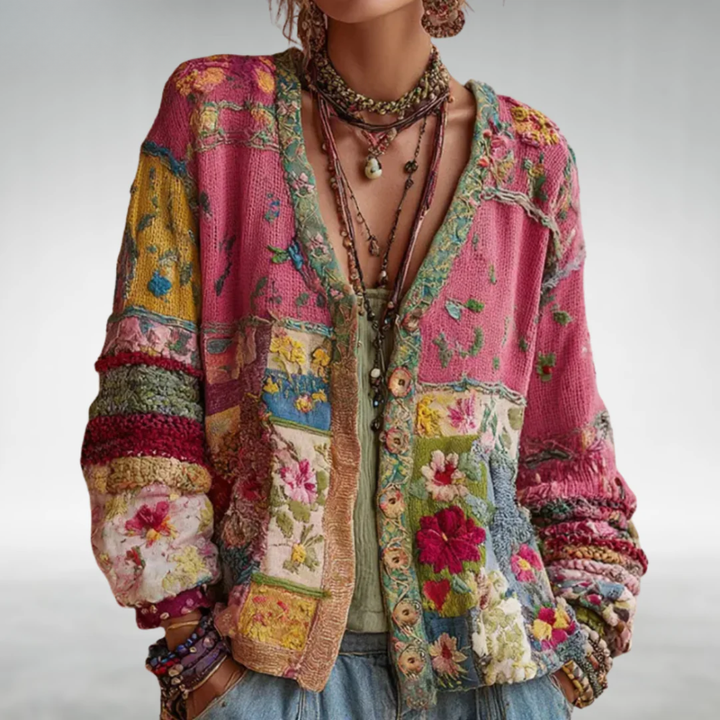 Collins – Ultraweiche Boho-Strickjacke