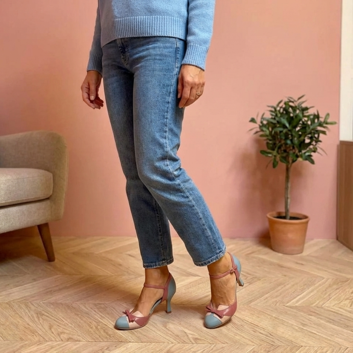 Rika - Vintage orthopädische Pumps mit Stütze