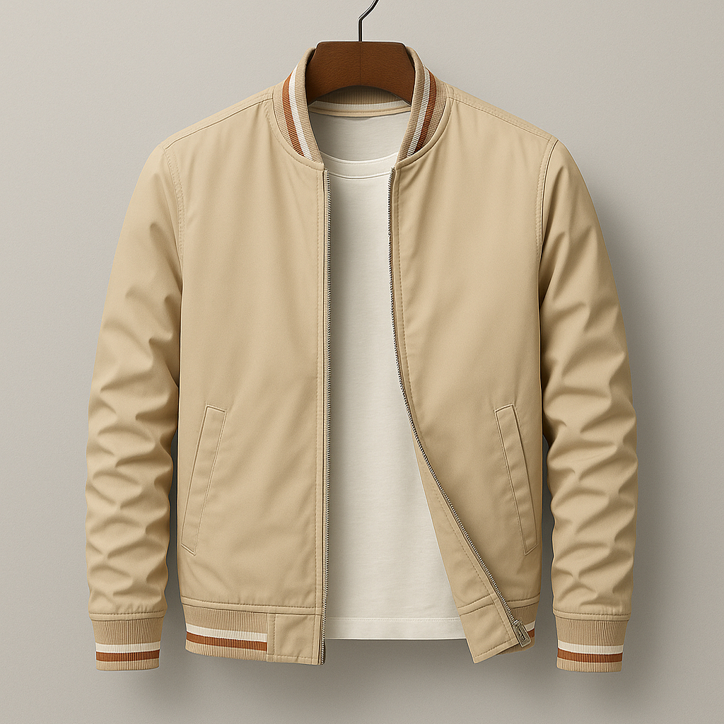 Elliot – Gestreifte Bomberjacke für einen lässigen Alltags-Look