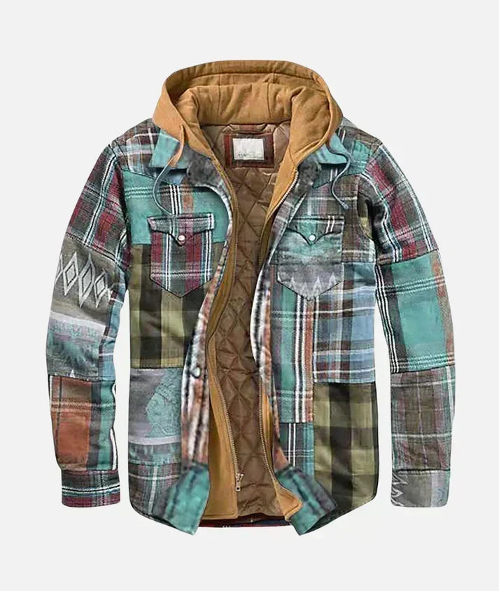 Hudson - Patchwork-Karo-Jacke