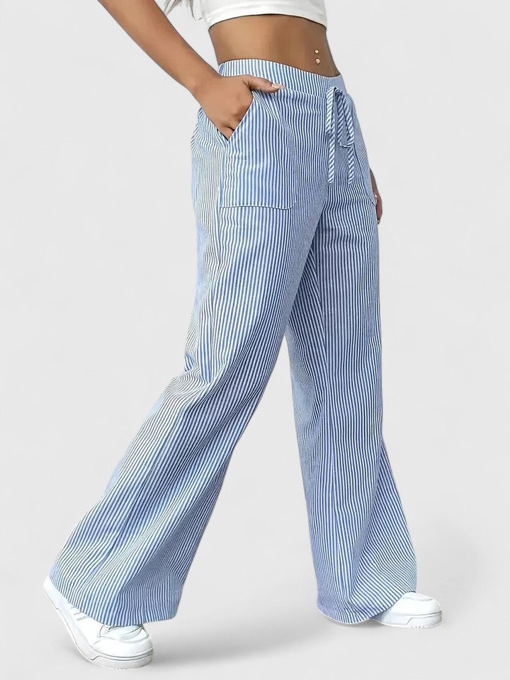 Dany – Weite, atmungsaktive Hose mit eleganten Details
