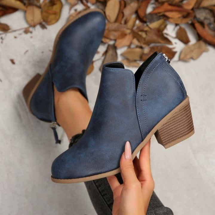 Hera – Stiefeletten mit strukturierten Fransen