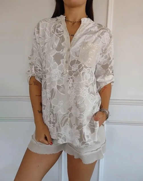 Tatiana - Leichte florale Bluse