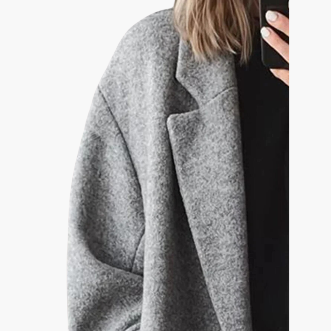 Phoebe | Kuscheliger langer Mantel