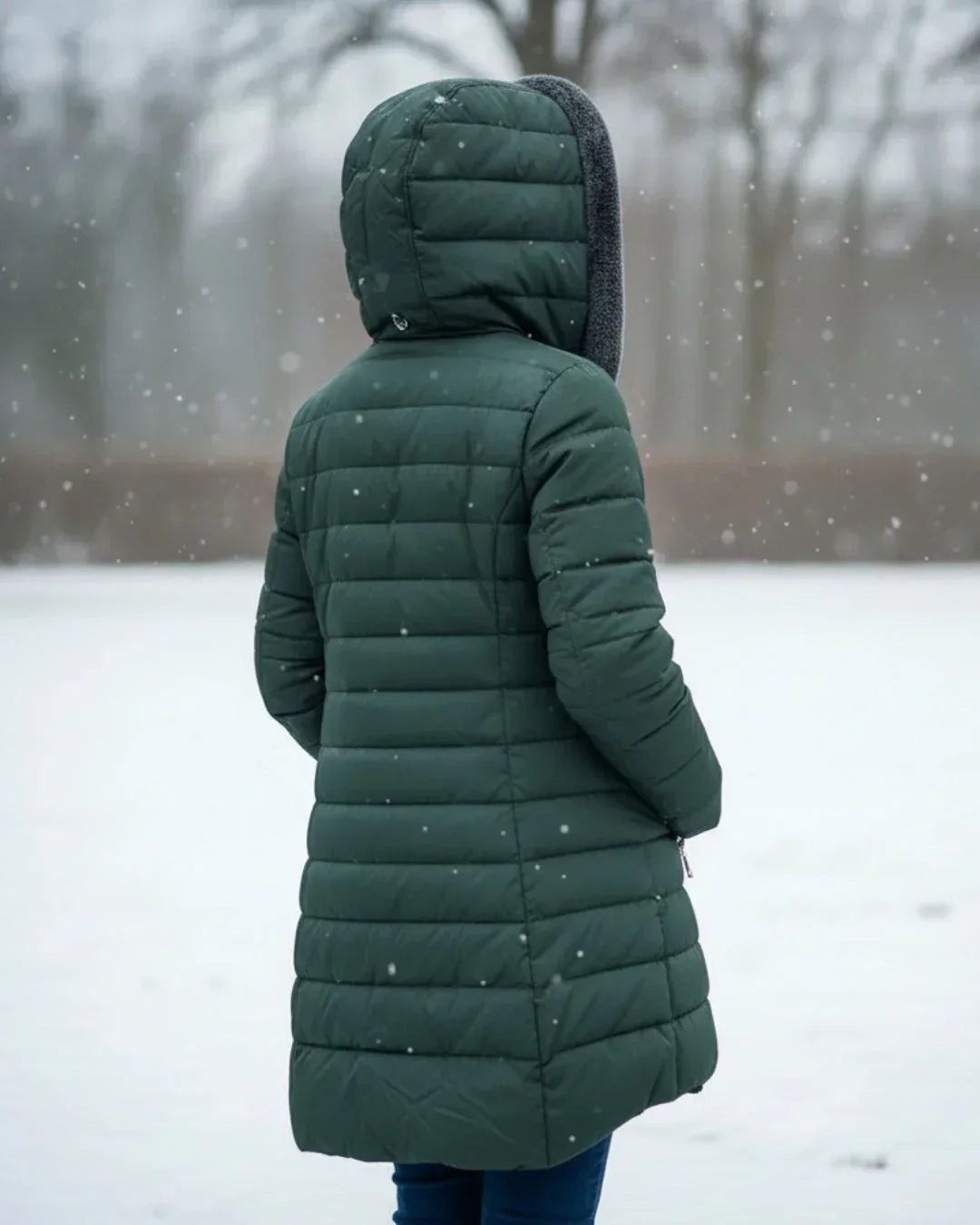 Nicole - Warme Winterjacke mit Kapuze