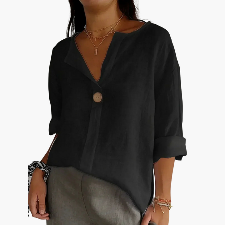 Lucy | Legere V-Ausschnitt-Bluse