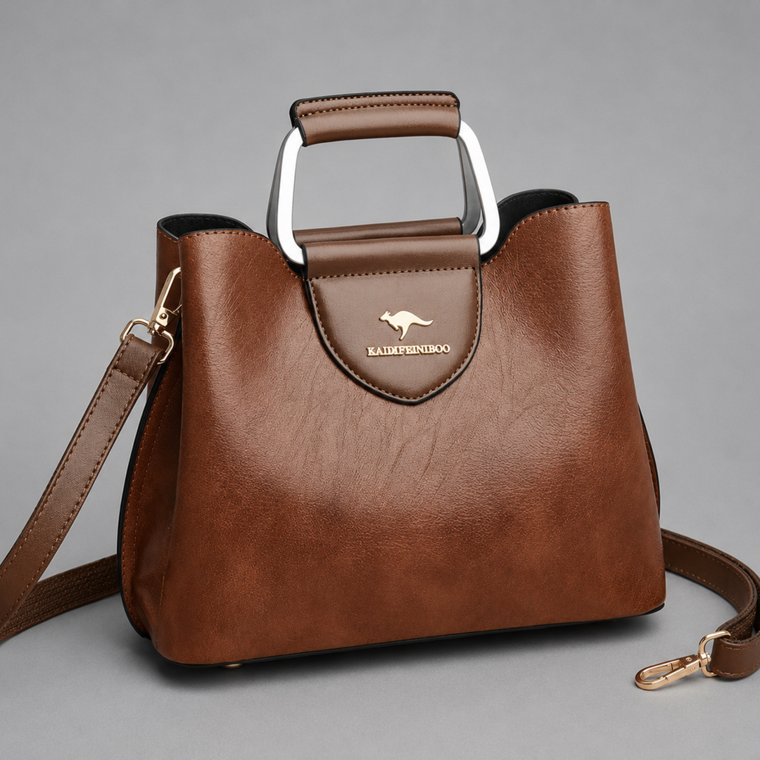 Felizza – Strukturierte Handtasche aus veganem Leder