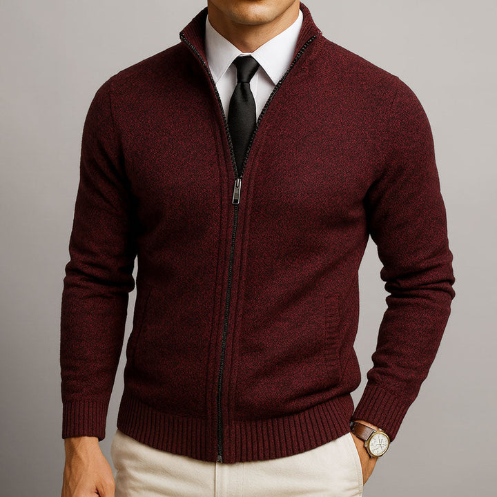 Ezekiel – Strickjacke aus veredelter Merinowolle