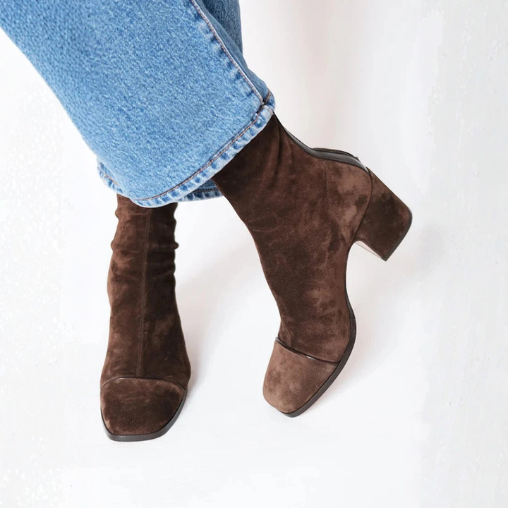 Yenna – Elegante Komfort-Stiefeletten mit Absatz
