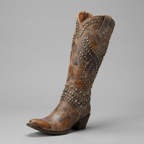 Rufa - Western-Stiefel mit kniehohem Schaft