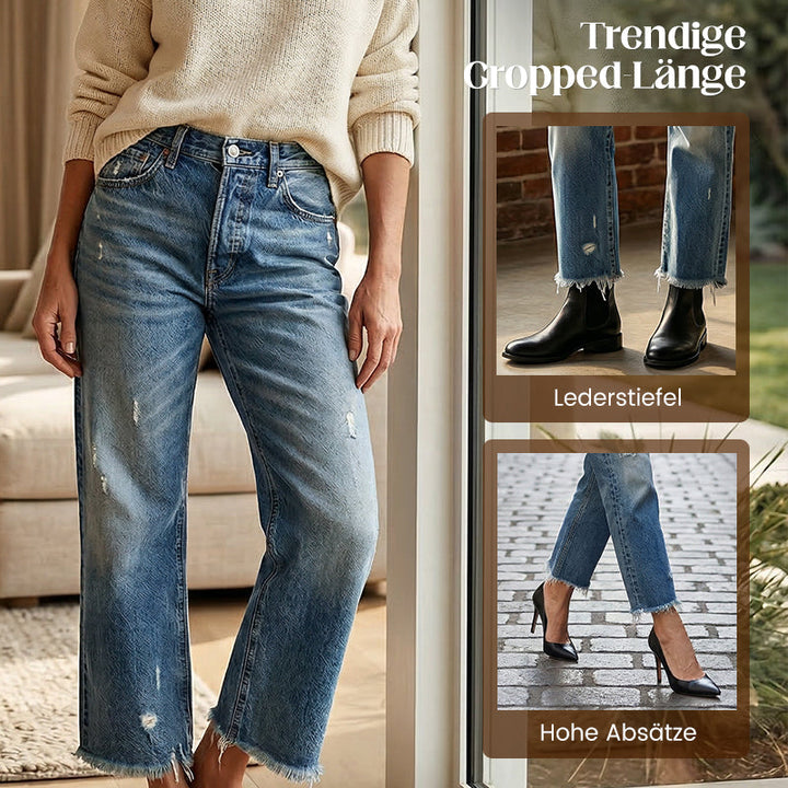 Larra – Retro-Jeans mit verkürztem, geradem Bein