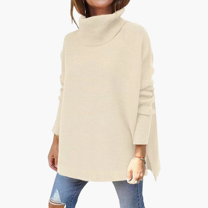 Leah | Hochgeschlossener Strickpullover