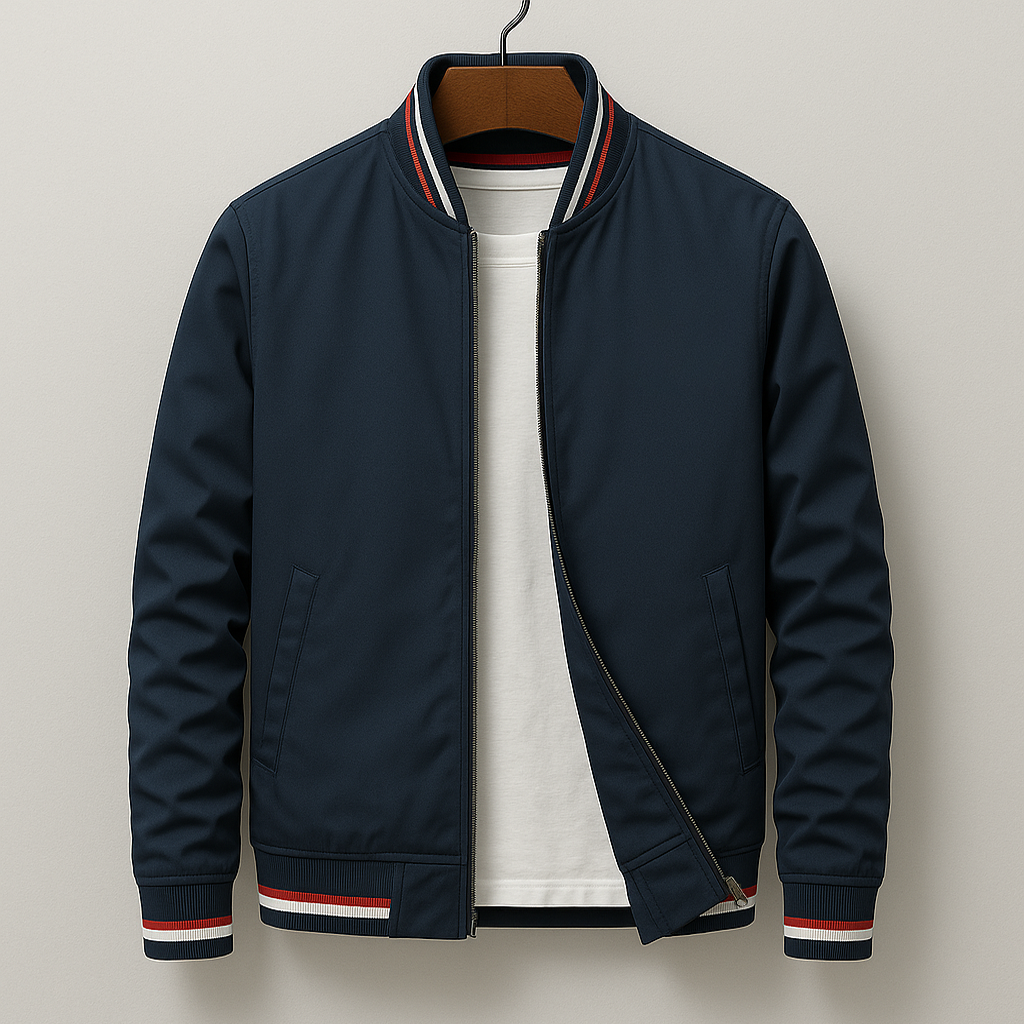 Elliot – Gestreifte Bomberjacke für einen lässigen Alltags-Look