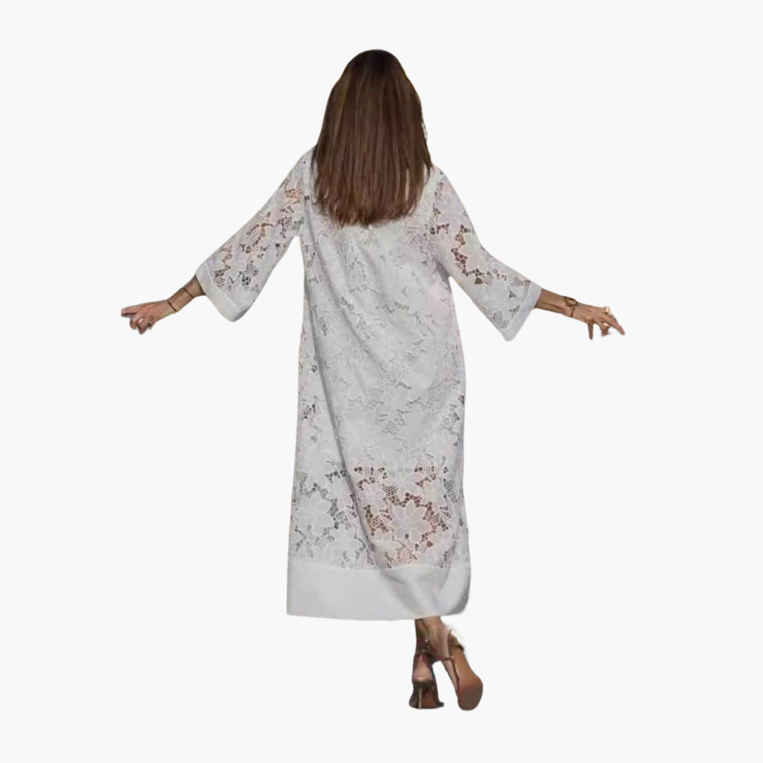 Camila | Sommerkleid mit Spitzenbesatz