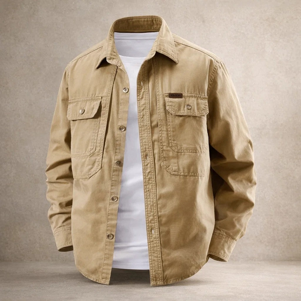 Arman - Schweres Baumwoll-Overshirt