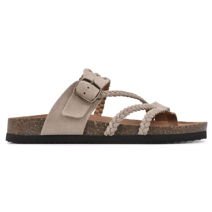 Charie – Komfort-Sandalen aus geflochtenem Kork