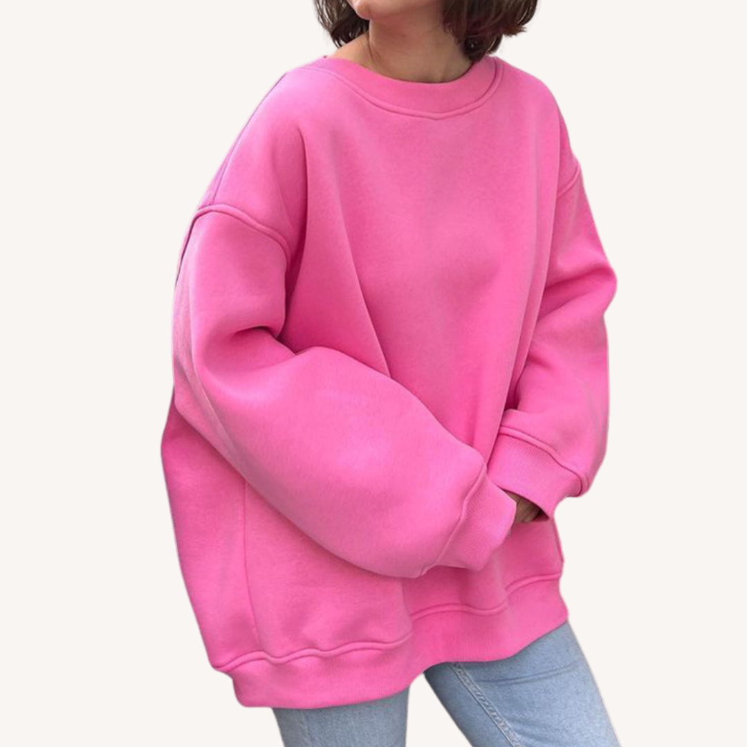 Haley | Übergroßes Fleece-Sweatshirt