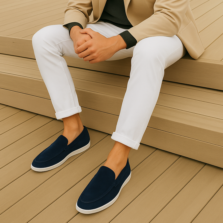 Mike - Elegante Wildleder-Slipper