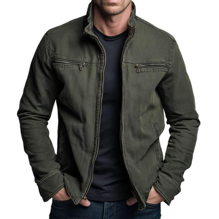 Philip – Klassische Freizeitjacke aus Baumwolle