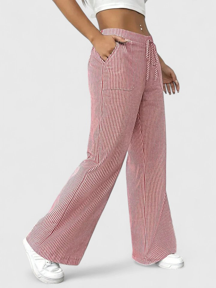 Dany – Weite, atmungsaktive Hose mit eleganten Details