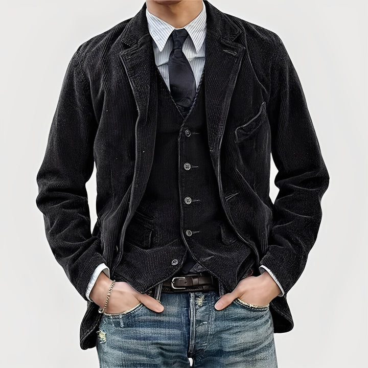 Carlo – Vintage-Jacken- und Westen-Set