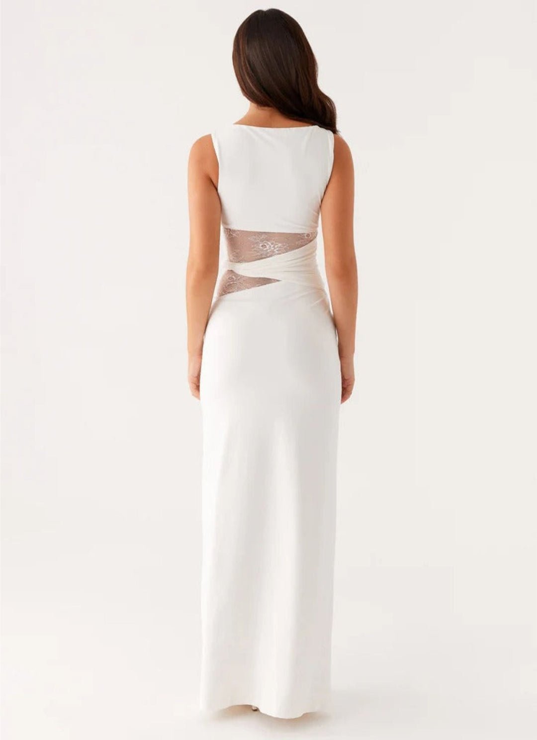 Larra – Figurbetontes Maxikleid mit Cut-outs und Schnürung
