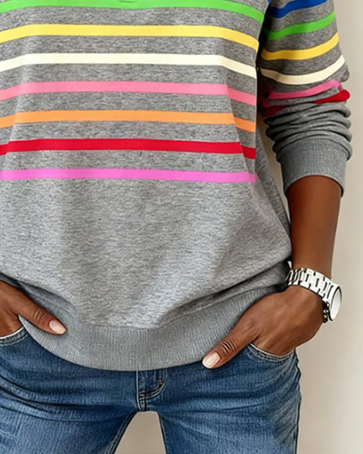 Jesie – Lässiger Pullover mit farbenfrohem Komfort