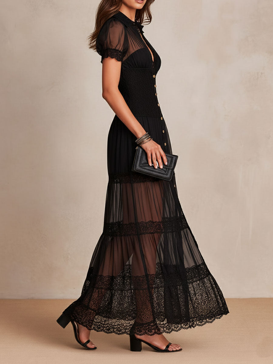 Jinne - Elegantes Boho-Maxikleid