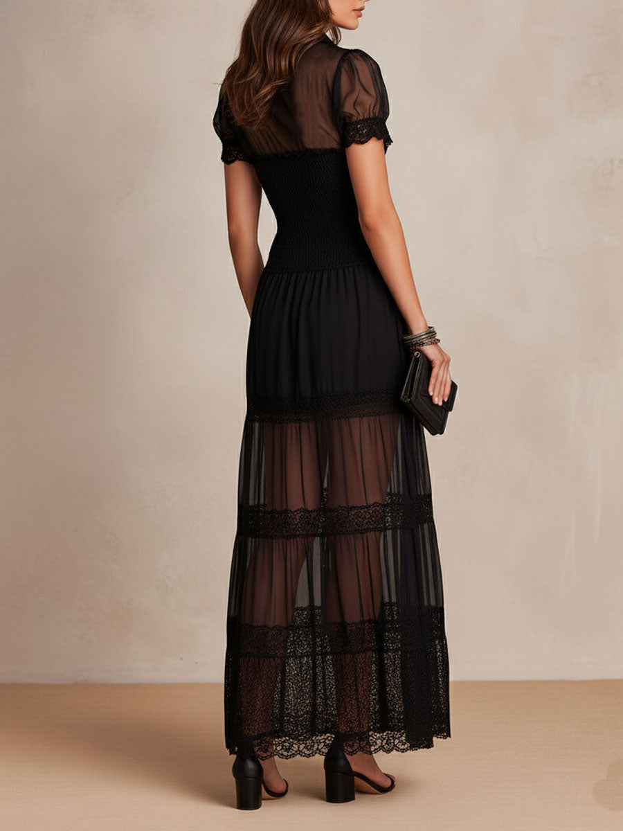 Jinne - Elegantes Boho-Maxikleid