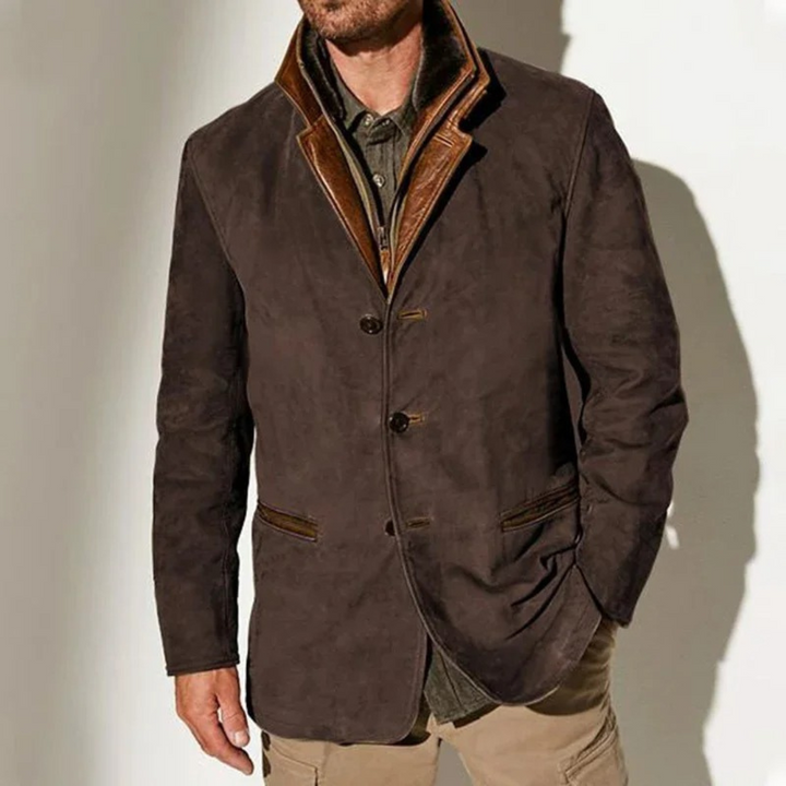 Daniel – Strukturierte Jacke im Vintage-Look